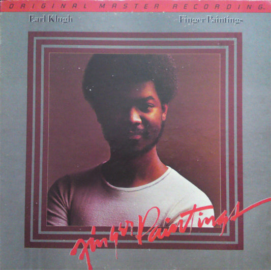 Image of Front Cover of 2414318C: LP - EARL KLUGH, Finger Paintings (Mobile Fidelity Sound Lab; MFSL 1-025, US 1980 Reissue, Picture Sleeve, Insert, Limited Edition, Remastered) Disc has a few light scuffs but is glossy and clean otherwise. Sleeve has some discolouration and edge/spine wear.  VG/VG+