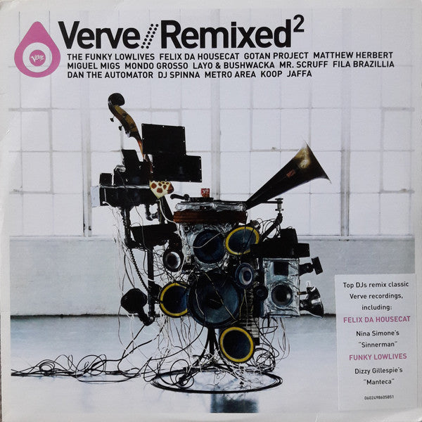 Image of Front Cover of 4614142C: 3xLP - VARIOUS, Verve // Remixed  (Verve Records; 0602498605851, Europe 2003, Picture Sleeve, White Sleeve) Heavy edge wear to sleeve. Lightest of marks to discs.  G+/VG+