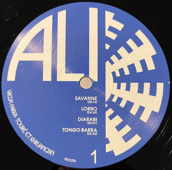 Image of Label Cover of LP - VG+/VG - VIEUX FARKA TOUR  ET KHRUANGBIN, Ali (Dead Oceans; DOC274, Europe 2022, Laminated Front Gatefold, Inner), Hairlines. In hype stickered gatefold plastic outer.,  - 0926351E