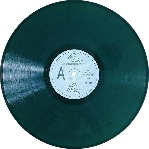 Image of Label Cover of LP - VG+/VG - CLAIRO, Sling (Republic Records; B0033912-01, Europe 2021, Gatefold, Inner, Dark Green Vinyl), ,  - 3116480C