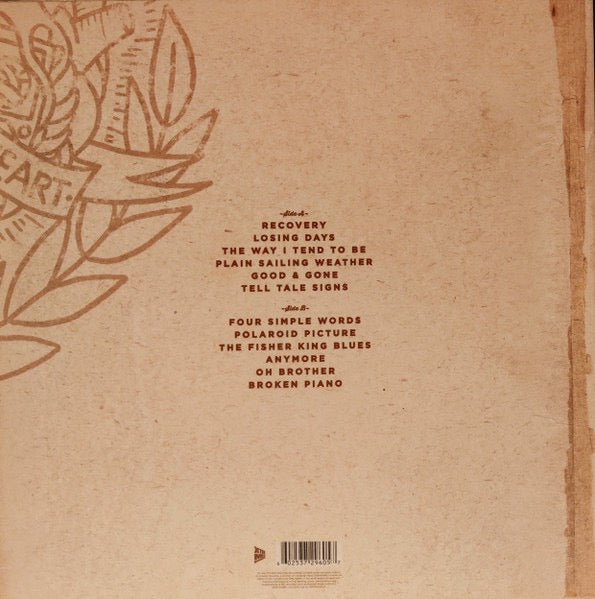 Image of Back Cover of LP - VG+/VG - FRANK TURNER, Tape Deck Heart (Xtra Mile Recordings; XMRPD001LP, UK 2000s Reissue, Inner, LC00309 on label), Scuffs,  - 0946002S