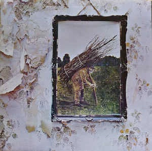 Image of Front Cover of LP - VG/VG - LED ZEPPELIN, Led Zeppelin IV - Untitled (Atlantic Orange & Green With W Logo on Rim; K 50008 , UK 1970s Reissue, Gatefold, Inner, 4 Symbols and Made in UK On Labels), Sticker Damage To Sleeve,  - 2026150E