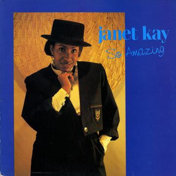 Image of Front Cover of 3744390S: LP - JANET KAY, So Amazing (Body Music; JANET 01, UK 1988, Picture sleeve) Light marks only. Light wear to sleeve with creases at edge and evidence of small previous price sticker.  /VG+