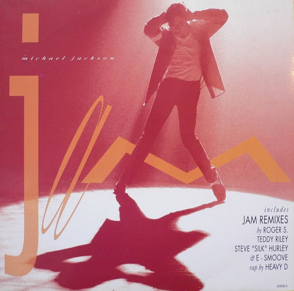 Image of Front Cover of 12" - VG/VG - MICHAEL JACKSON, Jam (Epic; 658360 6, Europe 1992, Picture Sleeve), Bumped corner on sleeve,  - 1216425C