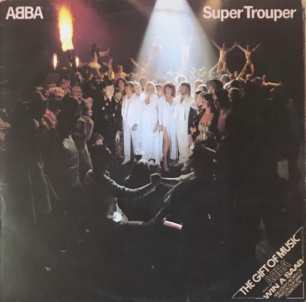 Image of Front Cover of LP - VG/VG - ABBA, Super Trouper (Epic Light Blue / Yellow Logo; EPC 10022, UK 1980, Inner, No Asterix on A or B Side Labels), ,  - 4426048E
