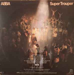 Image of Back Cover of LP - VG/VG - ABBA, Super Trouper (Epic Light Blue / Yellow Logo; EPC 10022, UK 1980, Inner, No Asterix on A or B Side Labels), ,  - 4426048E