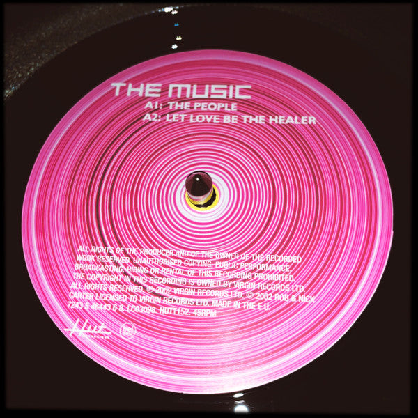 Image of Label Cover of 12" EP - VG/VG - THE MUSIC, The People E.P. (Hut Recordings; HUTT152, UK 2002, Inner), Edge Wear, A1		The PeopleA2		Let Love Be The HealerB1		LifeB2		Jag Tune - 1526067E