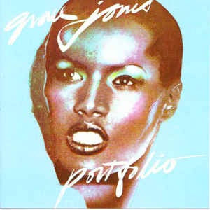 Image of Front Cover of LP - VG/VG - GRACE JONES, Portfolio (Island Blue Night & Day ; ILPS 9470, UK 1977, Single Sleeve), ,  - 3126025E
