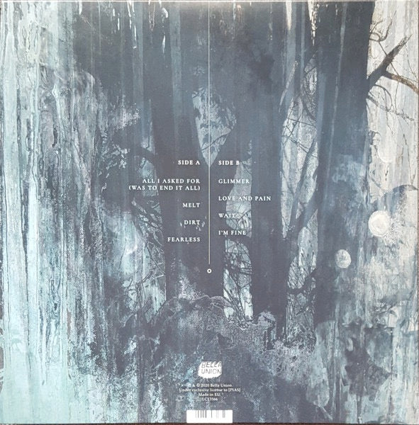 Image of Back Cover of LP - EX/EX - A.A.WILLIAMS, Forever Blue (Bella Union; BELLA1054V, UK 2020, Gatefold, Inner & Insert, Silver Vinyl), Opened Instore, Still In Stickered Shrinkwrap,  - 1346378S