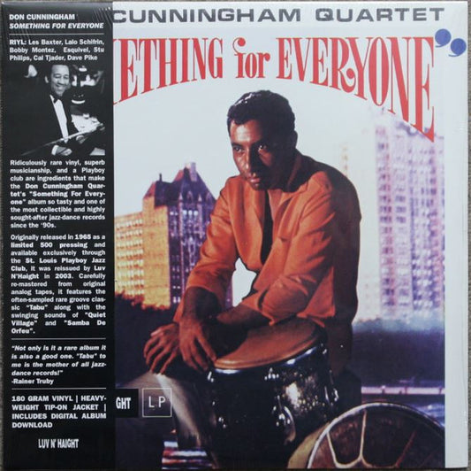 Image of Front Cover of LP - VG+/VG - DON CUNNINGHAM QUARTET, Something For Everyone (Luv N' Haight; LHLP038, US 2020 Reissue, Inner, Mono), No obi; sleeve shrink-wrapped. Record has quite a few light storage marks,  - 2616440C