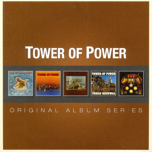 Image of Front Cover of 5xCD - VG+/EX - TOWER OF POWER, Original Album Series (Warner Music; 8122796831, Europe 2013, Slipcase, 5 Inners), Opened Instore, Unplayed,  - 1356087S