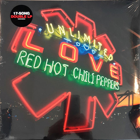 Image of Front Cover of 2935044E: 2xLP - RED HOT CHILI PEPPERS, Unlimited Love (Warner Records; 093624880653, Worldwide 2022, 2 Inners)   NEW/NEW