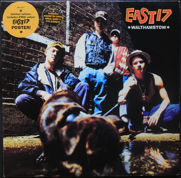 Image of Front Cover of 3314075C: LP - EAST 17, Walthamstow (London Records; 828 373-1, UK 1992, NO Poster)   VG+/VG+