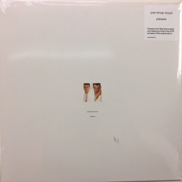 Image of Front Cover of 4753334S: LP - PET SHOP BOYS, Please (Parlophone; 190295832759,  2018 Reissue, Inner, 180 Gram Vinyl)   NEW/NEW