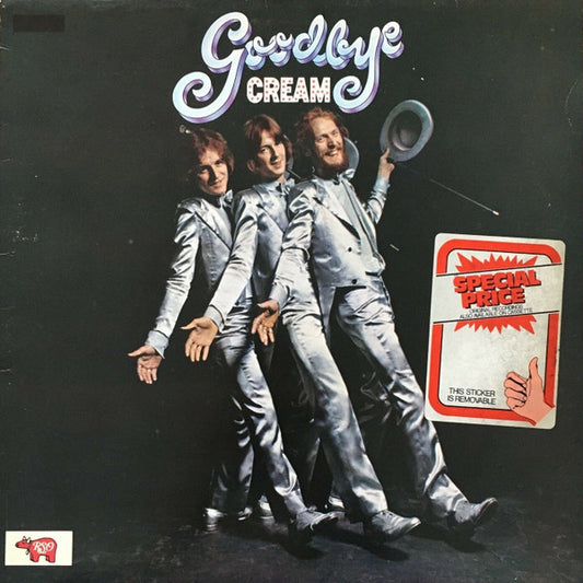 Image of Front Cover of 5015092C: LP - CREAM, Goodbye (Polydor / RSO; SPELP 75, UK 1985 Reissue, Black Labels)   VG/VG