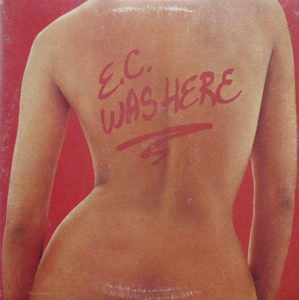 Image of Front Cover of 2814262C: LP - ERIC CLAPTON, E.C. Was Here (RSO ; 2394 160, UK 1975, Inner) Strong VG+, Sticker damage to sleeve  VG/VG+