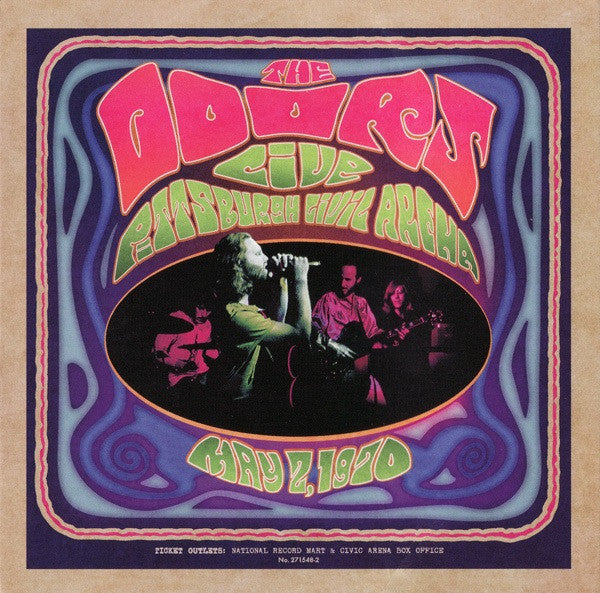 Image of Front Cover of CD - EX/VG+ - THE DOORS, Live In Pittsburgh 1970 (Bright Midnight Records ; 8122-79970-7, Europe 2008, Card Sleeve, Booklet), ,  - 3036189E