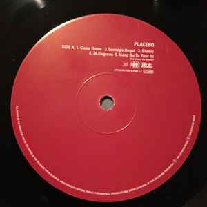 Image of Label of 3814477C: LP - PLACEBO, Placebo (Elevator Music; LPFLOOR2, UK 1996, Inside Loading Gatefold, Inner) Light hairlines from inner only, now in poly-lined. Nice copy.  VG+/VG