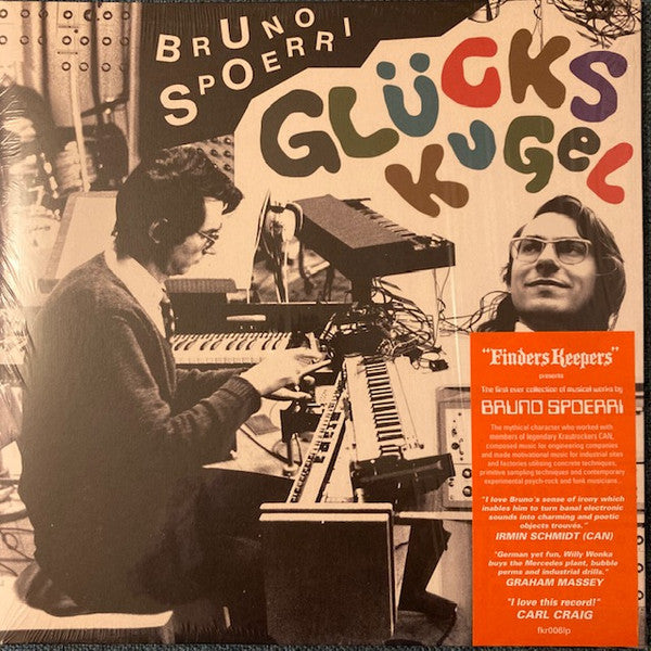 Image of Front Cover of LP - VG+/VG - BRUNO SPOERRI, Gluckskugel (Finders Keepers Records; FK006LP, UK 2006, Textured Gatefold Sleeve), ,  - 3826139E