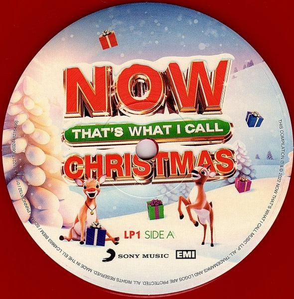 Image of Label of 4753206S: 2xLP - VARIOUS, Now That's What I Call Christmas (Sony Music; LPNNNOW132, UK 2022, Red Vinyl)   NEW/NEW