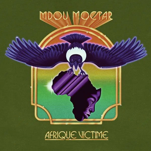 Image of Front Cover of LP - EX/EX - MDOU MOCTAR, Afrique Victime (Matador  ; OLE1614LPE, Europe 2021, Gatefold, Inner, Purple Vinyl), Opened instore, still in hype stickered shrinkwrap.,  - 3426206E