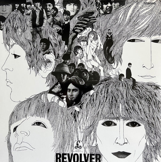 Image of Front Cover of LP - NEW/NEW - THE BEATLES, Revolver (Apple Records ; 4559969, Europe 2022 Reissue, Stereo), , From  Taxman  to  Tomorrow Never Knows,  The Beatles  Revolver has been newly mixed by producer Giles Martin and Sam Okell, and sourced directly from the original four-track master tapes with audio brought forth in stunning clarity with the help of cutting-edge technology developed by the award-winning sound team at Peter Jackson s WingNut Films Productions Ltd. - 1416064C
