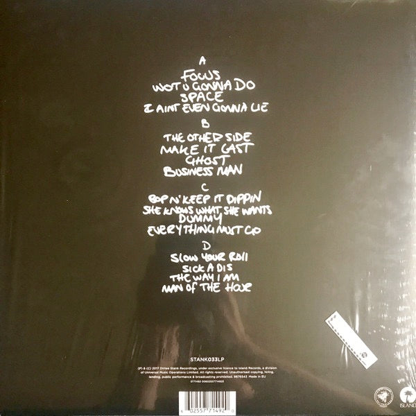 Image of Back Cover of 2xLP - EX/EX - DIZZEE RASCAL, Raskit (Dirtee Stank Recordings; STANK033LP, Europe 2017, 2 Inners), In opened shrink.,  - 3216068C