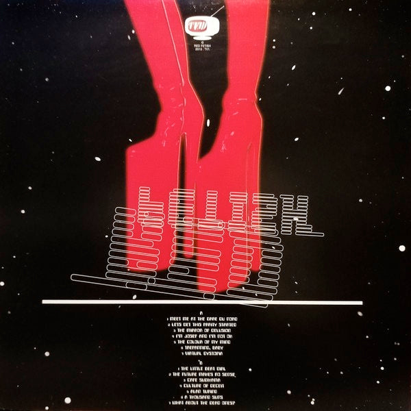 Image of Back Cover of 4744022S: LP - RED FETISH, Cardinal Synth (TViD; TV 1, UK & Europe 2013, Insert, Red Vinyl) Crease across back cover  VG/VG+