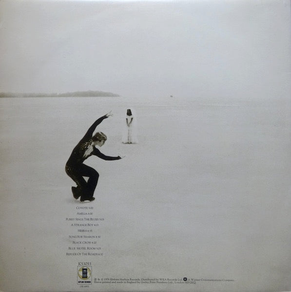 Image of Back Cover of LP - VG/G+ - JONI MITCHELL, Hejira (Asylum; K53053, UK 1976, Non-Embossed Gatefold Sleeve, Insert), ,  - 3116118C