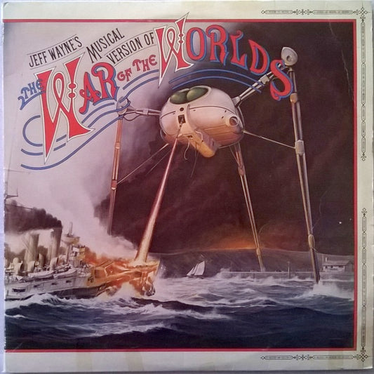 Image of Front Cover of 2xLP - VG/VG+ - JEFF WAYNE, Jeff Wayne's Musical Version Of The War Of The Worlds (CBS; 96000, UK 1978, Gatefold, Stapled In Booklet), ,  - 2646097S
