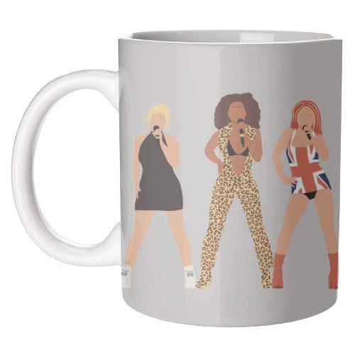 Image of Front Cover of 5114376C: Accessories - SPICE GIRLS, Standing Mug (, UK 2022, White Mug With Colour Print)   NEW/NEW