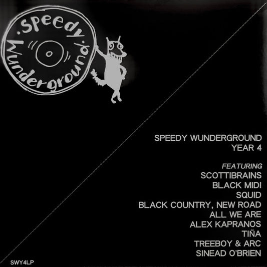 Image of Front Cover of 4415107C: LP - VARIOUS, Speedy Wunderground Year 4 (Speedy Wunderground; SWY4LP, UK 2019) Still In Opened Shrinkwrap With Hype Sticker  VG+/VG+