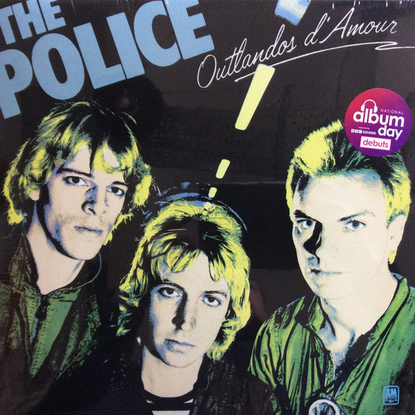 Image of Front Cover of 1133104E: LP - THE POLICE, Outlandos D'Amour (A&M Records; 00602448291738, UK & Ireland 2022 Reissue, Blue Vinyl)   NEW/NEW