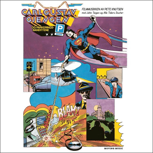 Image of Front Cover of LP - EX/EX - PETE KNUTSEN MED JAHN TEIGEN OG ALLE TIDERS DUSTER, Carl Gustav, Gjengen og Parkeringsbandittene (Moving Music; MM03, Norway 2018, Ltd to 500), Opened Instore, Still In Stickered Shrinkwrap,  - 3646005S