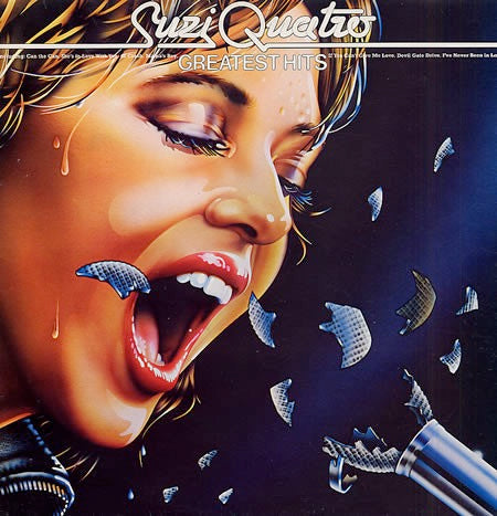 Image of Front Cover of LP - VG/VG+ - SUZI QUATRO, Greatest Hits (RAK; EMTV 24, UK 1980), Spine Damage,  - 4924094E