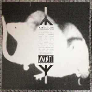 Image of Back Cover of LP - VG/VG+ - KING DUDE, Tonight's Special Death (Avant!; AV!013, Italy 2011 Reissue, Insert, Clear Vinyl, Ltd to 500), Folded sign on rear sleeve, still in great condition, close to VG+.,  - 2846213S