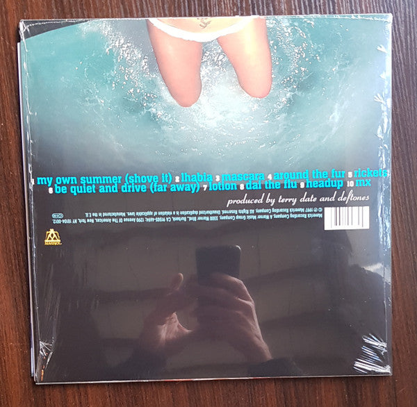 Image of Back Cover of LP - NEW/NEW - DEFTONES, Around The Fur (Maverick; 9362-49578-0, Europe 2022 Reissue, Insert), , Deftones introduced themselves to the world with 'adrenaline', a critically acclaimed set which featured fan favourite tracks such as 'bored' and '7 words.' but it was with 'around the fur' that the band earned the attention of a far larger audience as it topped the billboard heatseekers chart, helped in part by two of the band's most famous moments 'my own summer (shove it)' and 'be quiet