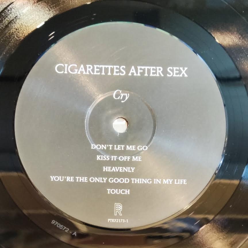 Image of Label Cover of LP - NEW/NEW - CIGARETTES AFTER SEX, Cry (4AD; PTKF2173-1, US 2019, Insert), ,  - 2436170E