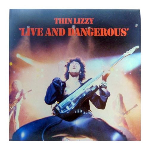 Image of Front Cover of 2xLP - VG/G - THIN LIZZY, Live And Dangerous (Vertigo; 6641 807, UK 1978, Gatefold, 2 Inners), ,  - 3016199C