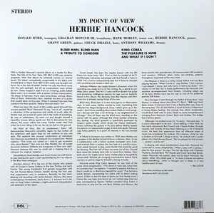 Image of Back Cover of LP - VG+/VG+ - HERBIE HANCOCK, My Point Of View (DOL ; DOL886H, Europe 2016 Reissue), ,  - 2246284S
