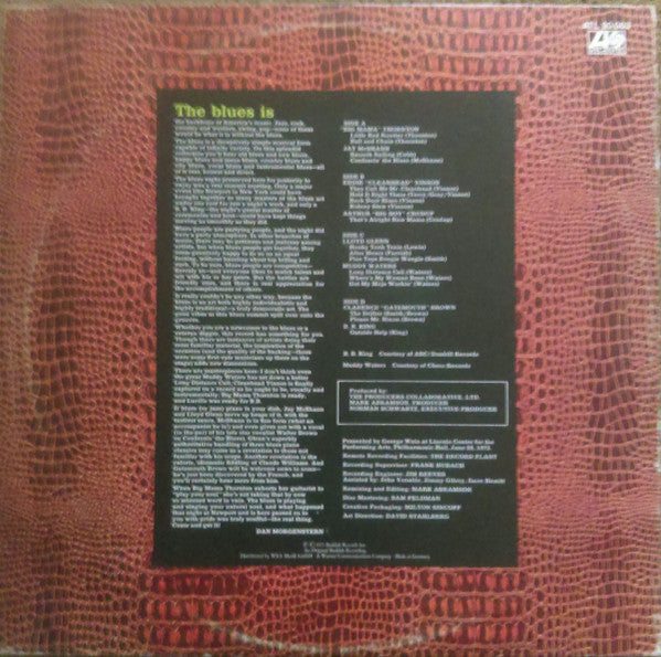Image of Back Cover of 2xLP - VG/VG - B.B. KING, MUDDY WATERS, Blues - A Real Summit Meeting (Atlantic; ATL90003, Germany 1973, Gatefold), ,  - 2726130E