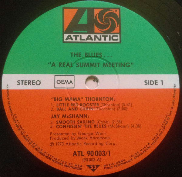 Image of Label Cover of 2xLP - VG/VG - B.B. KING, MUDDY WATERS, Blues - A Real Summit Meeting (Atlantic; ATL90003, Germany 1973, Gatefold), ,  - 2726130E