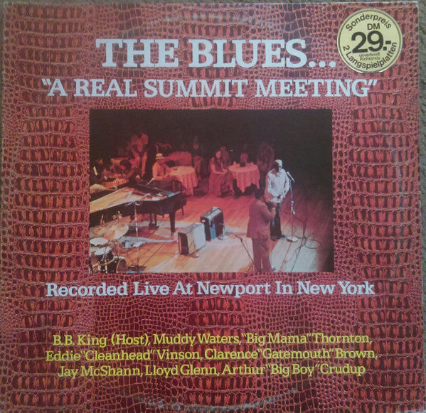 Image of Front Cover of 2xLP - VG/VG - B.B. KING, MUDDY WATERS, Blues - A Real Summit Meeting (Atlantic; ATL90003, Germany 1973, Gatefold), ,  - 2726130E