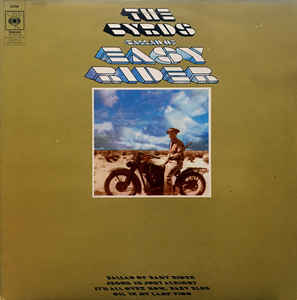 Image of Front Cover of 2444210S: LP - THE BYRDS, Ballad of Easy Rider (CBS Smooth Orange ; 63795, UK 1971, Laminated Front Sleeve)   VG/VG+