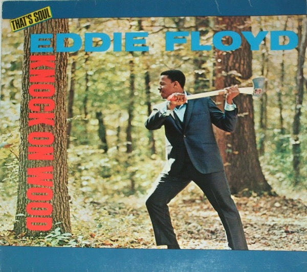 Image of Front Cover of 1714349C: LP - EDDIE FLOYD, Knock On Wood (Atlantic; ATL K 50 882, Germany 1980s Reissue) Sleeve has sticker glue and light damage on front  VG/VG+