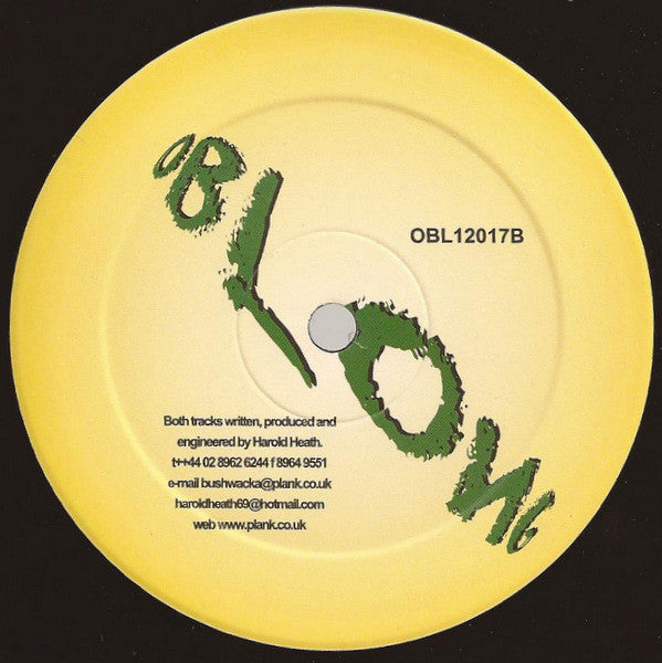 Image of Back Cover of 12" - VG/VG+ - HAROLD HEATH, Time To Slide (Oblong Records; OBL12017, UK 2002, Company Sleeve), ,  - 1126366E