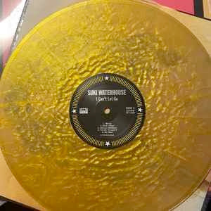 Image of Label Cover of LP - VG+/EX - SUKI WATERHOUSE, I Can't Let Go (Sub Pop; SP1465, Europe 2022, Embossed Sleeve With Gold Lettering, Inner, Gold Vinyl), Stickered Plastic Outer Sleeve,  - 2426122E