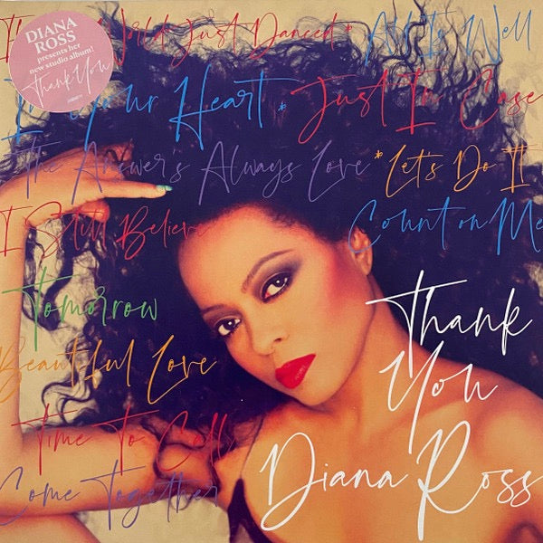 Image of Front Cover of 2844086S: 2xLP - DIANA ROSS, Thank You (Decca; 3808079, Europe 2021, Gatefold)   VG+/VG+