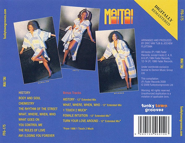 Image of Back Cover of CD - EX/EX - MAI TAI, Mai Tai (Funkytowngrooves; FTG-175, UK 2009), ,  - 1556007S
