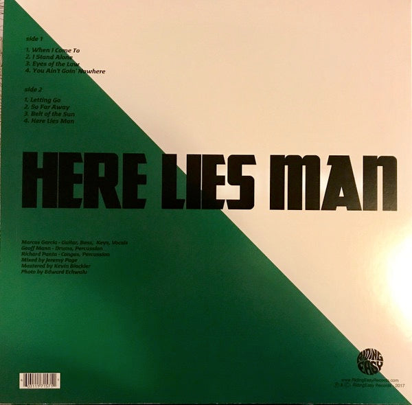 Image of Back Cover of 0233027E: LP - HERE LIES MAN, Here Lies Man (RidingEasy Records; EZRDR-074, US 2017)   NEW/NEW